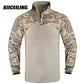 KIICEILING-Summer, FG3 Stretch, Men's Long Sleeve Camouflage T-Shirt,