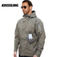 KIICEILING TRG-2.0 PRG-2.0 Tactical Rain Jackets Hardshell Parka Coat