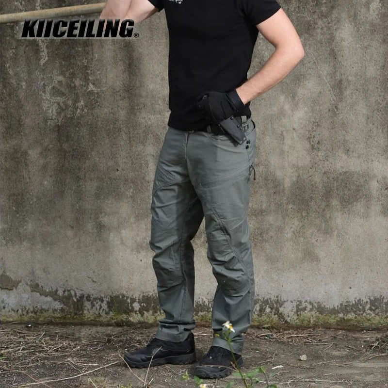 KIICEILING KBZ Ripstop Waterproof Tactical Pants for Men