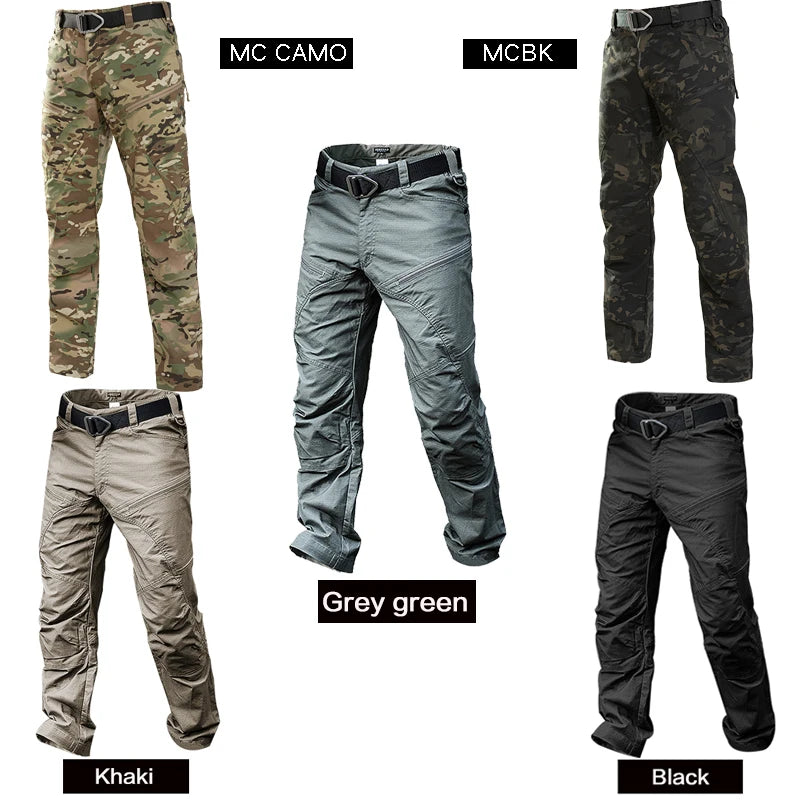 KIICEILING KBZ Ripstop Waterproof Tactical Pants for Men