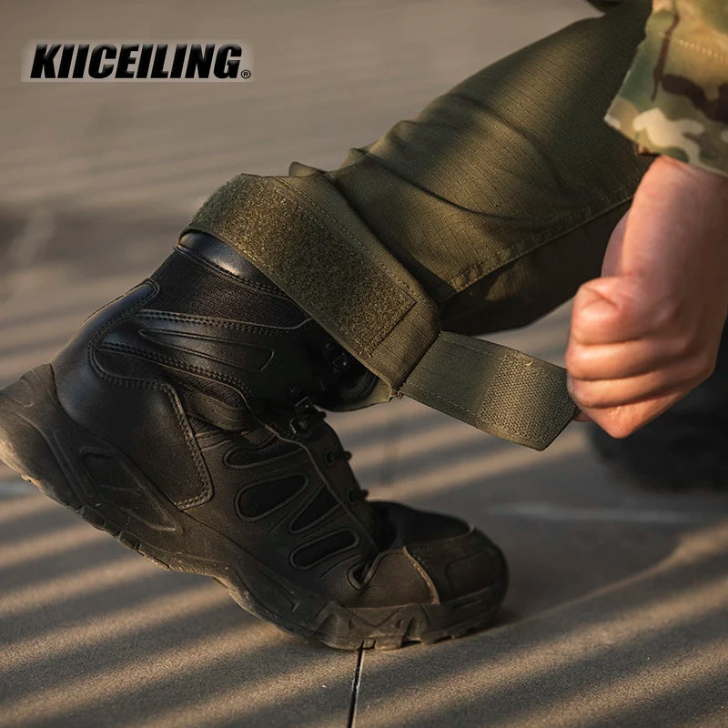 KIICEILING MP-IX6 Tactical Pants Water Repellent Ripstop Trousers