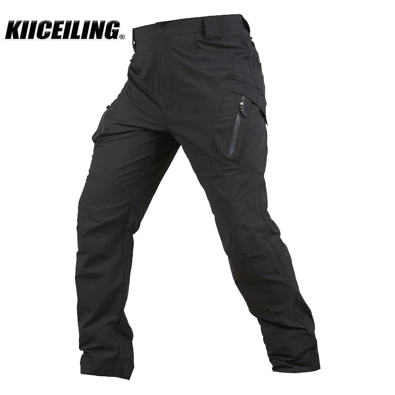 KIICEILING MP IX9 Summer Tactical Pants Stretch Thin Quick Dry Ripstop