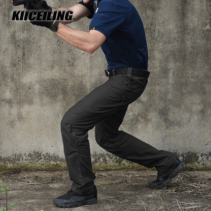 KIICEILING KBZ Ripstop Waterproof Tactical Pants for Men