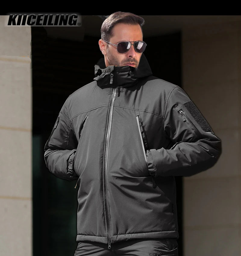 KIICEILING AK-2.0 Tactical Jackets For Men Winter Warm Coat