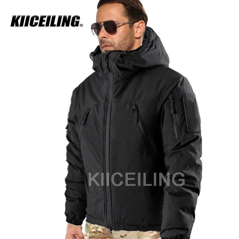 KIICEILING MP-2.0 Multicam Tactical Jackets Winter Warm Waterproof Coat