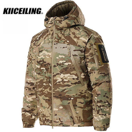 KIICEILING AK-2.0 Tactical Jackets For Men Winter Warm Coat