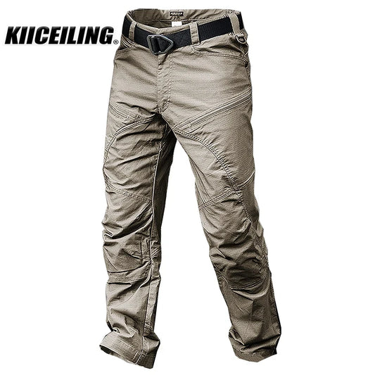 KIICEILING KBZ Ripstop Waterproof Tactical Pants for Men