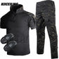 KIICEILING G2 Short Sleeves T-shirt And Pants With Knee Pads (CN S-3XL)