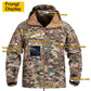 KIICEILING Soft Shell Fleece Winter Warm Waterproof Jacket And Pants