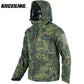 KIICEILING M65 Hiking Down Tactical Jackets for Men Winter Coat