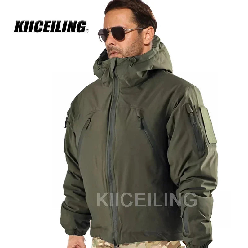 KIICEILING MP-2.0 Multicam Tactical Jackets Winter Warm Waterproof Coat