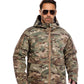 KIICEILING M65 Hiking Down Tactical Jackets for Men Winter Coat