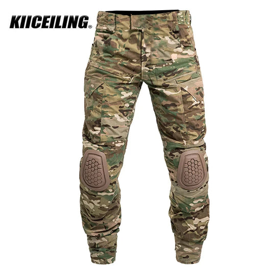 KIICEILING MP-G4 Tactical Pants With Knee Pads