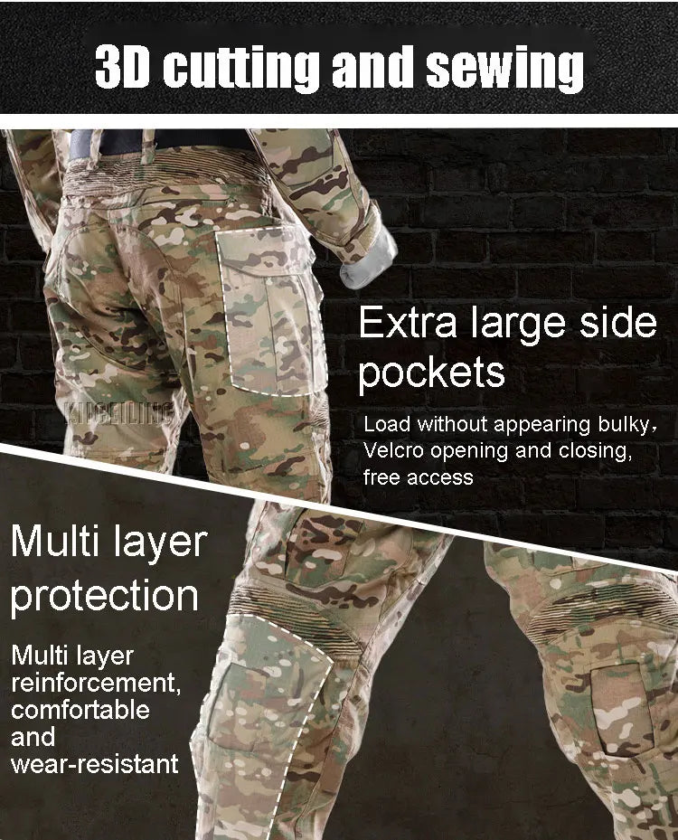 KIICEILING MP-G3 Tactical Pants Ripstop