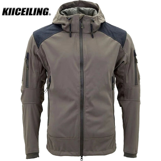 KIICEILING ISG 2.0 3L Softshell Tactical Jackets Down For Men Winter Warm Coat